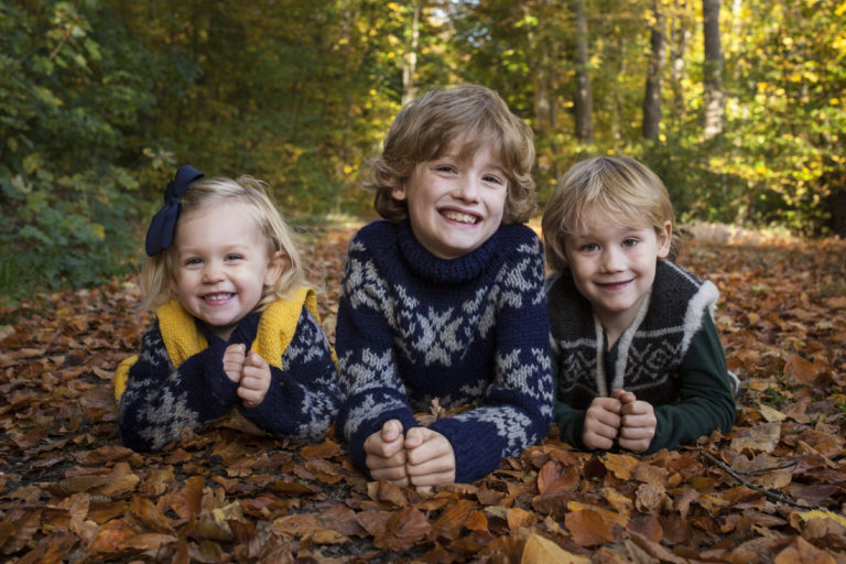 portrætbilleder børn og familie