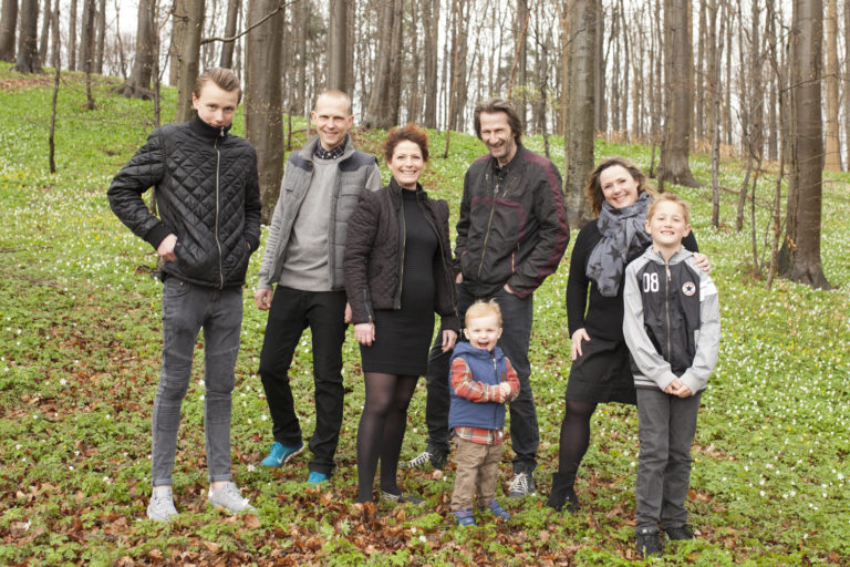 portrætbilleder børn og familie